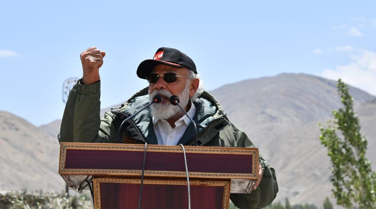 लद्दाख में गरजे प्रधानमंत्री नरेंद्र मोदी, विस्तारवाद का दौर खत्म हुआ अब विकास का दौर है