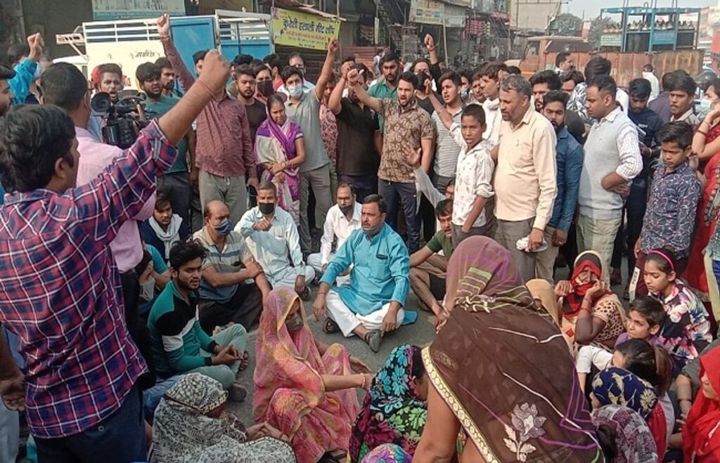 निकिता को इंसाफ दिलाने के लिए सड़क पर उतरे लोग,दोषियों को कड़ी सजा देने की मांग