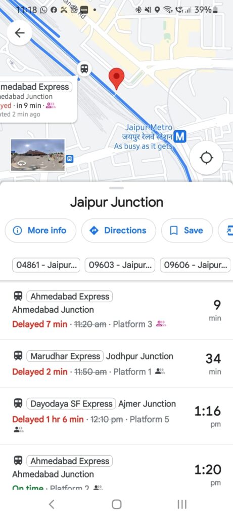लाइव ट्रेन स्टेटस जानने के लिए एक्स्ट्रा एप्लीकेशन की नहीं होगी जरूरत, गूगल मैप्स में आया यह शानदार फीचर
