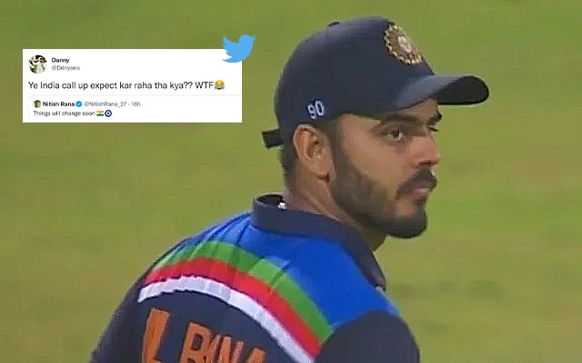 'क्या इसे उम्मीद थी?...', Sa के खिलाफ आगामी टी20 सीरीज में Nitish Rana को मौका नहीं मिलने पर फैंस ने जमकर किया ट्रोल 1 Nitish Rana