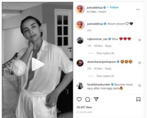 एक्ट्रेस Patralekha ने शेयर किया अपना यह वीडियों, सोशल मीडिया पर हो रहा हैं वायरल