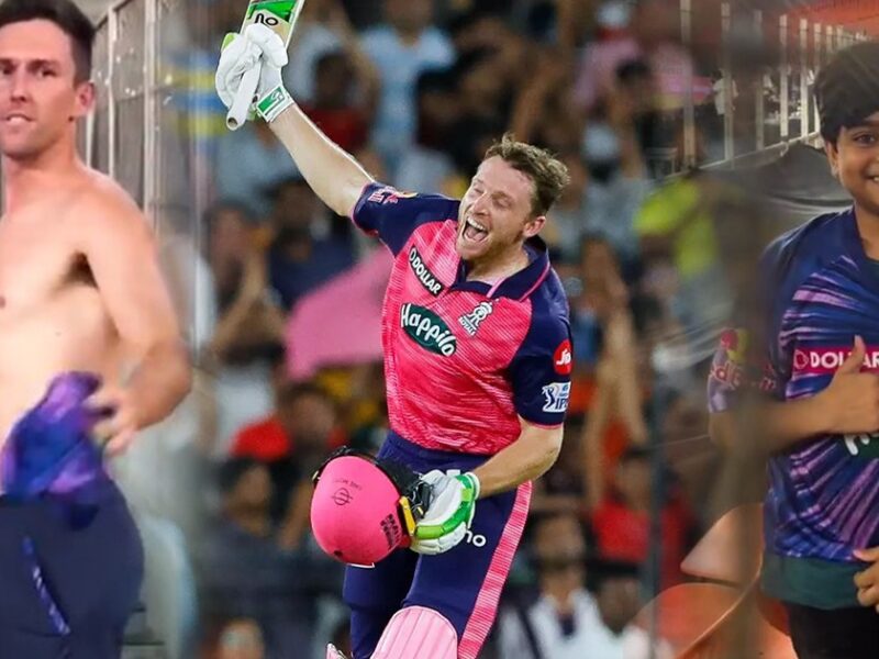 मैच के बाद Trent Boult ने फैन को गिफ्ट की अपनी जर्सी