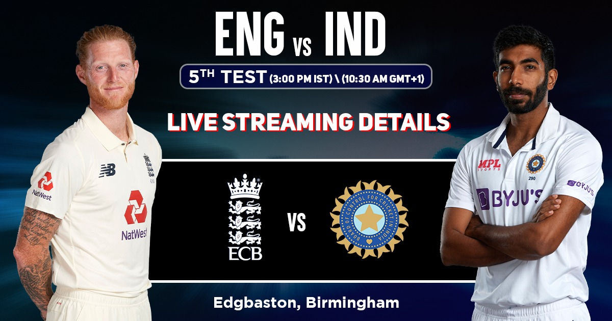 Eng Vs Ind: इंग्लैंड और भारत के बीच होगी कड़ी टक्कर, जानें कब, कहां और कैसे देख सकते है ये मुकाबला? 1 Eng Vs Ind: इंग्लैंड और भारत के बीच होगी कड़ी टक्कर, जानें कब, कहां और कैसे देख सकते है ये मुकाबला?
