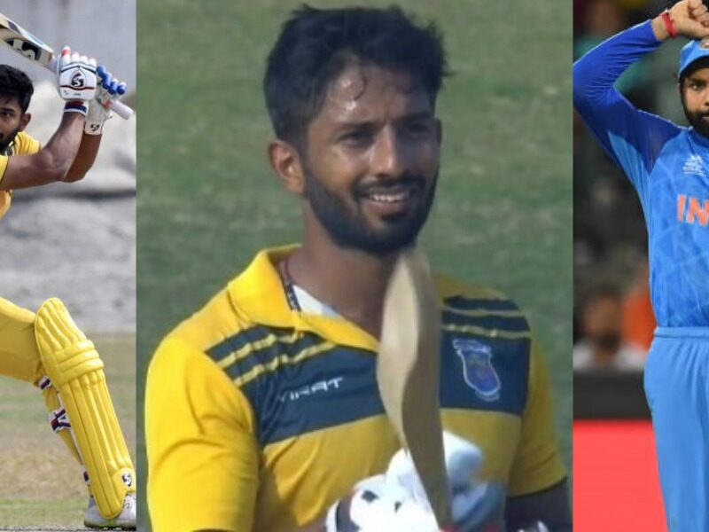 जिसे रोहित शर्मा ने नहीं दिया किसी मैच में मौका उसी खिलाड़ी ने 6,6,4,4,4,4.....की मदद से जड़ा शतक, टीम को जीत दिला दिया मुंबतोड़ जवाब