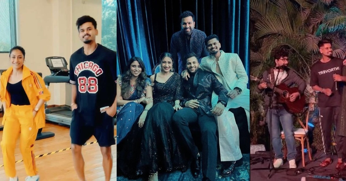 Video: शार्दुल ठाकुर की शादी में Shreyas Iyer ने लूटी महफिल, रोमांटिक अंदाज में धनाश्री के लिए गाया गाना, सोशल मीडिया पर वायरल हुआ वीडियो ∼