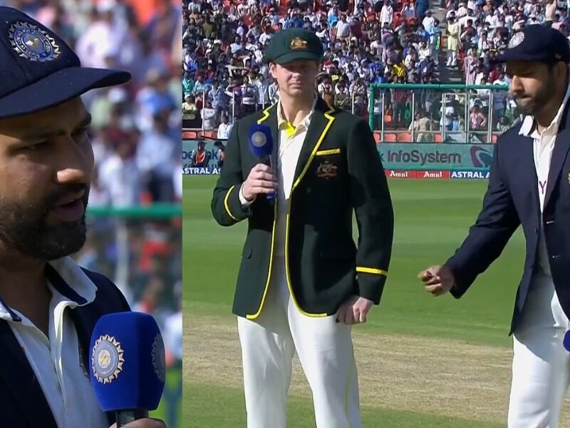 Ind Vs Aus: ऑस्ट्रेलिया ने टॉस जीतकर किया बल्लेबाजी का फैसला, तो रोहित शर्मा ने प्लेइंग Xi से इस मैच विनर खिलाड़ी को किया बाहर