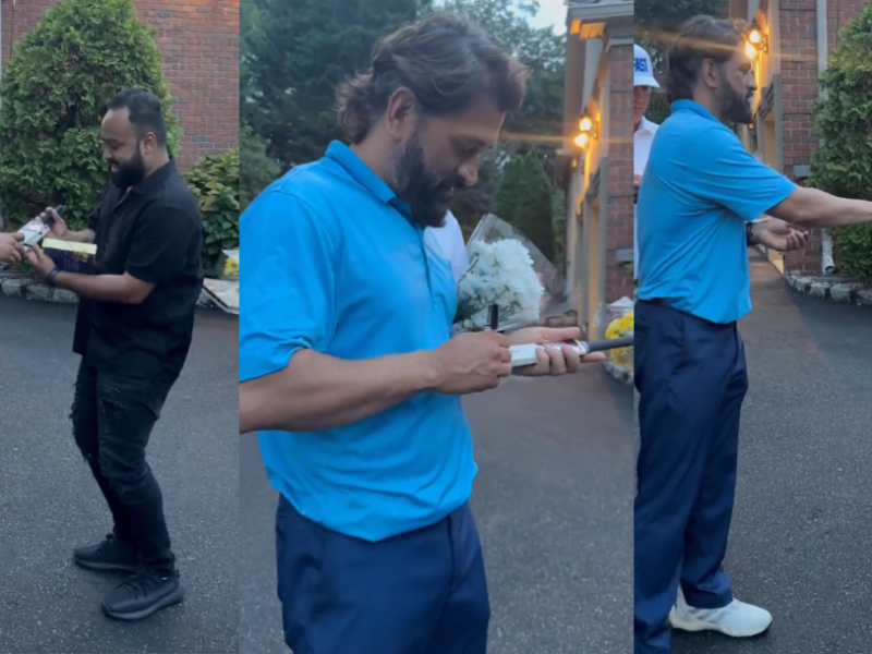 Fan Asked For Captain Cool'S Autograph, Then Ms Dhoni Gave Such A Reaction, Video Went Viral