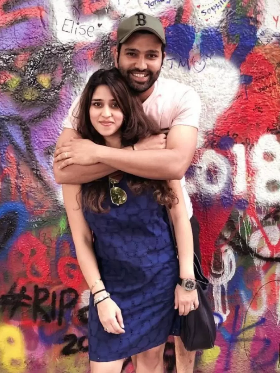 Rohit Sharma And Ritika Sajdeh