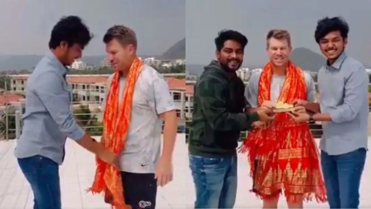 Ipl 2024 से पहले सनातन धर्म में रंगे डेविड वार्नर, लगाए 'जय श्री राम' के नारे, सामने आई वीडियो 2 David Warner