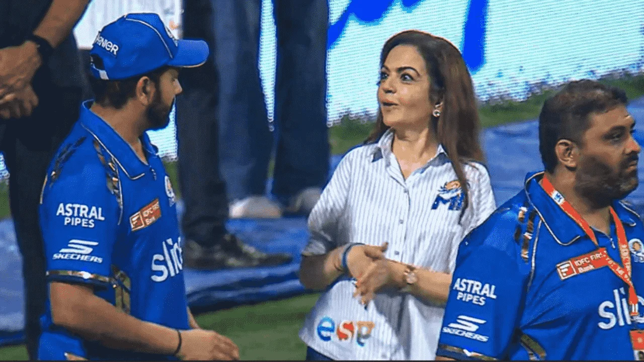 Rohit Sharma And Nita Ambani
