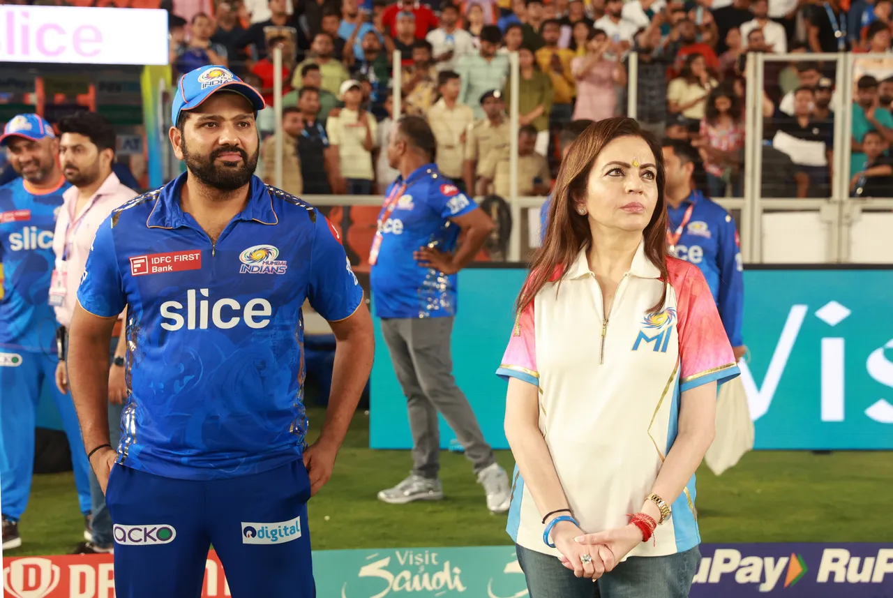 Rohit Sharma And Nita Ambani