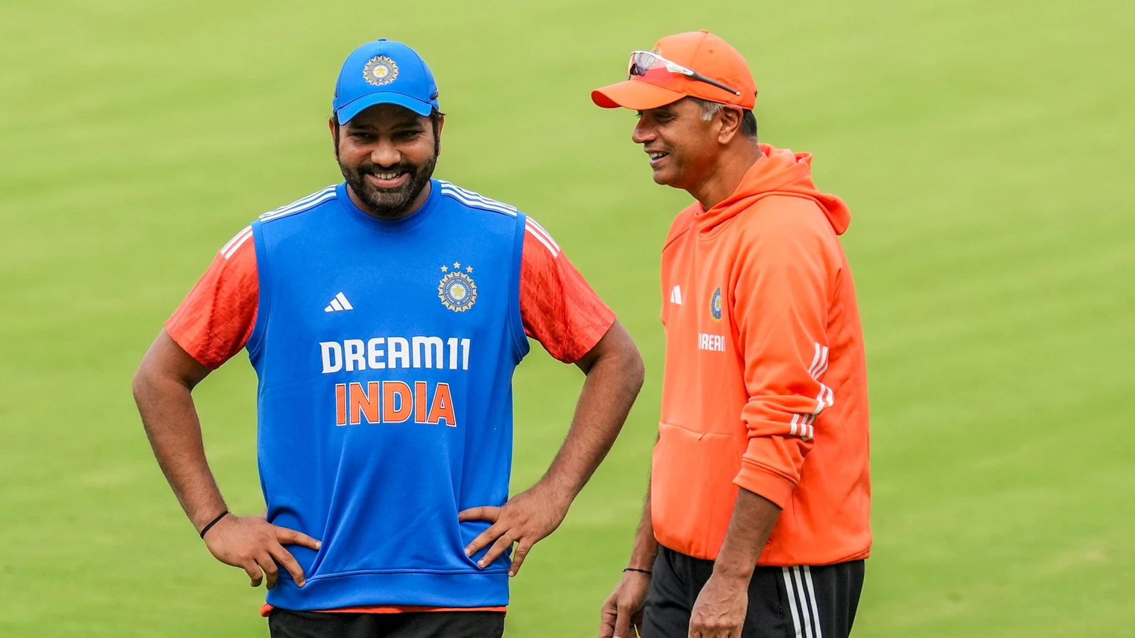 Rohit Sharma And Rahul Dravid