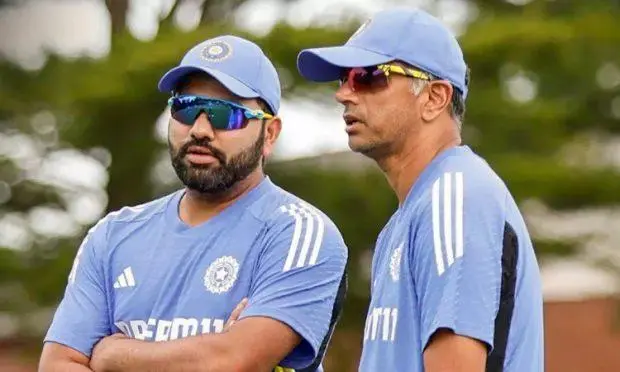 Rahul Dravid And Rohit Sharma