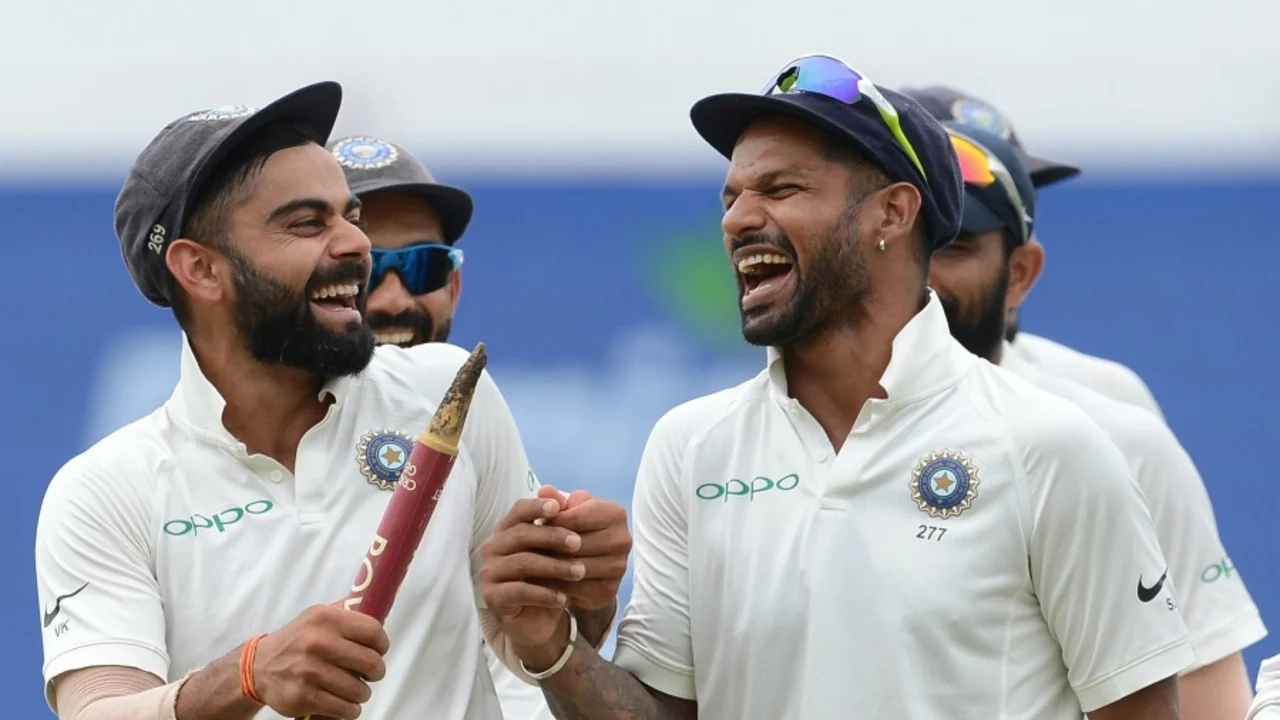Virat And Dhawan 