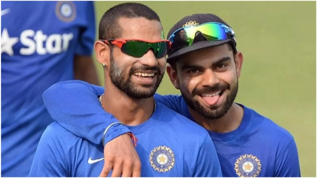 Virat And Dhawan 