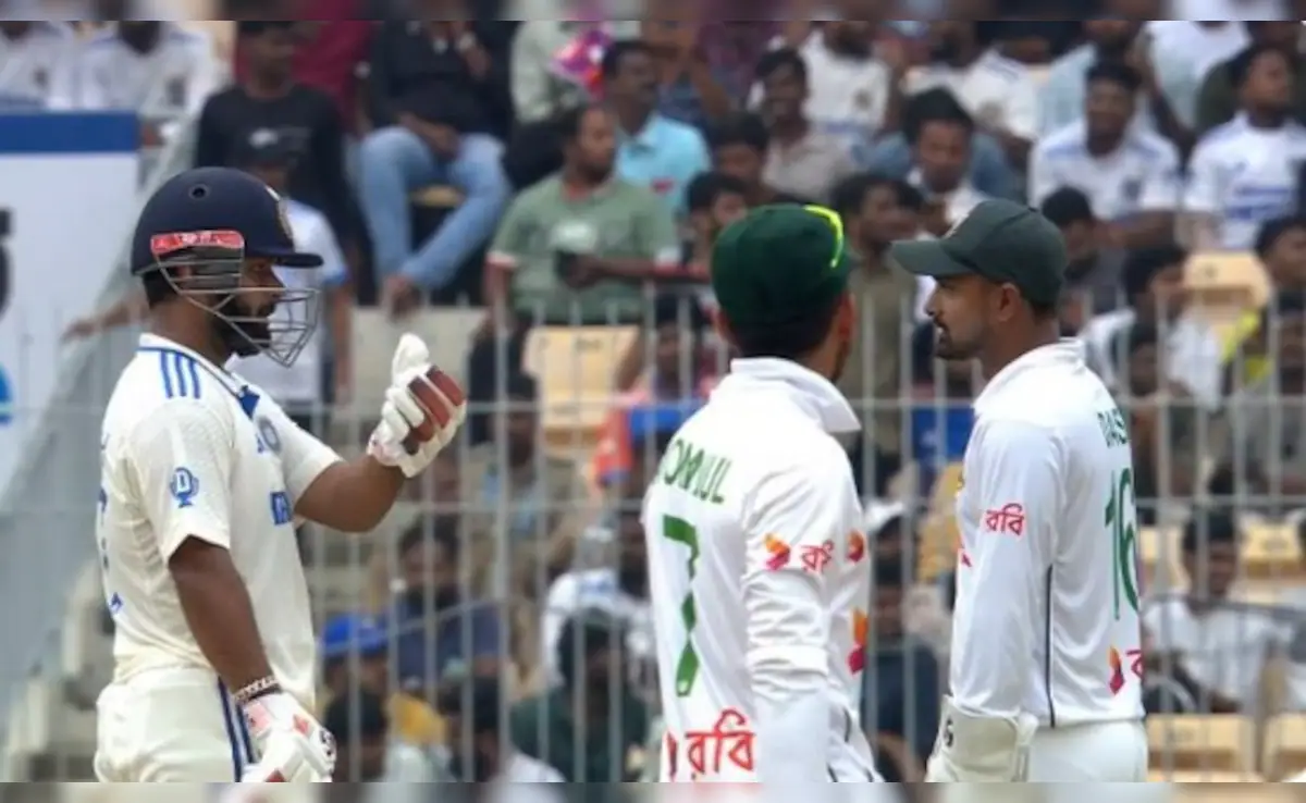 Video: मामूली बात पर आपस में भिड़ गए ऋषभ पंत और लिटन दास, पहले ही सेशन से शुरू हुई जुबानी जंग 2 Rishabh Pant