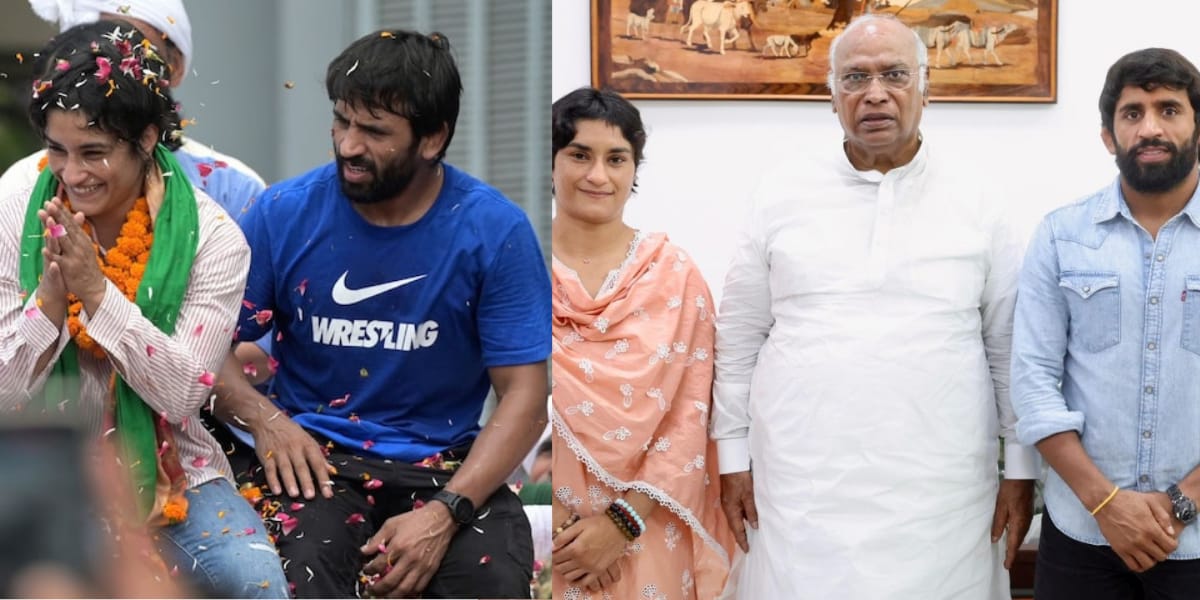 बजरंग पुनिया के साथ क्या है विनेश फोगाट का रिश्ता? आखिर क्यों दोनों राहुल गांधी के साथ मिलकर Bjp पर बोल रहे है हमला 1 What Is Vinesh Phogat'S Relationship With Bajrang Punia? Why Is He Attacking Bjp?