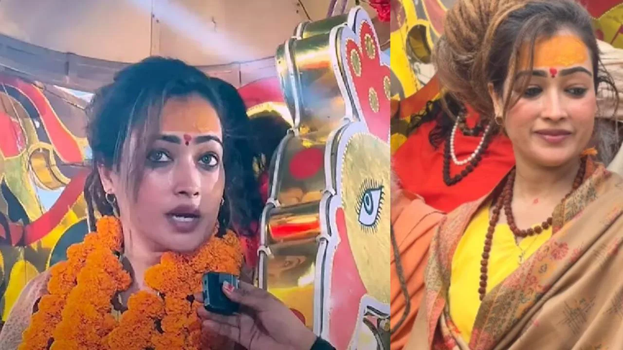 महाकुंभ की चमकती हुई साध्वी, जिसने अपनी खूबसूरती से बटोरी सुर्खियां, कभी करती थी ये काम 4 Mahakumbh 2025