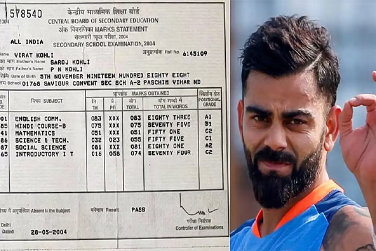 Star-Batsman-Virat-Kohlis-10Th-Marksheet-Goes-Viral