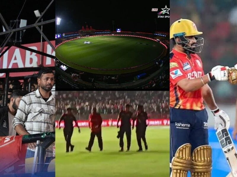 Pbks Vs Dc The Match Between Punjab Kings And Delhi Capitals Was Canceled Amid Pakistan'S Failed Attacks, Spectators Were Removed From The Stadium